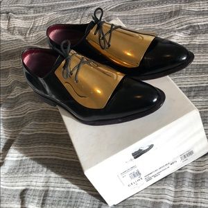 Céline Plated oxfords..  we will miss you Phoebe